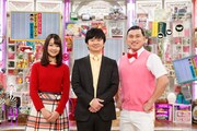 オードリーと磯貝初奈アナ（左）。(c)中京テレビ