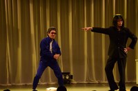 コント「青空」のワンシーン。