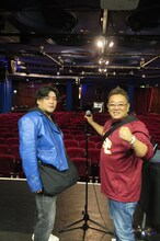 ロンドンを旅するサンドウィッチマン。(c)BSフジ