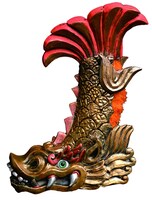 シャチホコ型エビフライケース「鯱皮海老蔵」