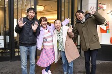 「にじいろジーンSP」に出演する（左から）アンガールズ山根、はるな愛、いとうあさこ、アンガールズ田中。(c)関西テレビ