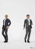 （左から）「S.H.Figuarts 松本 人志」と「S.H.Figuarts 浜田 雅功」。