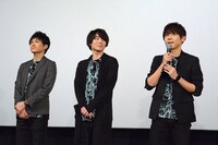 左から矢野奨吾、市川太一、梶裕貴。