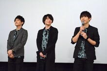 左から矢野奨吾、市川太一、梶裕貴。