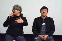 左から水島精二監督、松浦裕暁氏。
