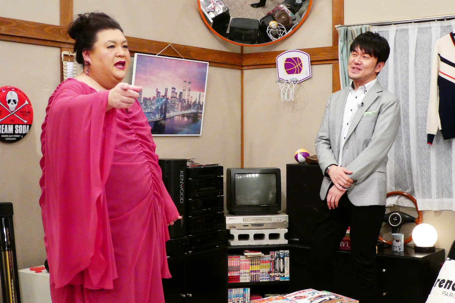 「仲村トオルが地井武男にワッパを掛けられた時代…とマツコ」のワンシーン。(c)日本テレビ