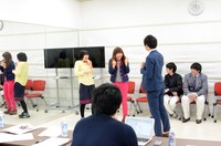 「青春高校3年C組」通しレギュラーオーディションの様子。
