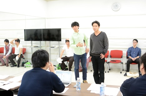 「青春高校3年C組」通しレギュラーオーディションの様子。