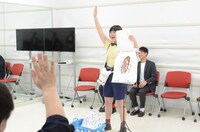 「青春高校3年C組」通しレギュラーオーディションの様子。