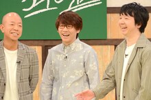 左からバイきんぐ小峠、三四郎。