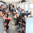 アキナ牛シュタイン合流で賑やかに、奥会津只見線ツアー出発