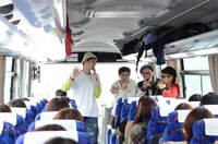 バス車内の様子。