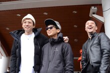 アインシュタイン河井、バイク川崎バイク、アッパレード木尾（左から）