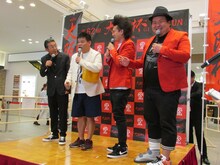 左から間寛平、ジミー大西、ミサイルマン。