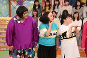 女芸人チームの（左から）メイプル超合金・安藤なつ、ニッチェ。(c)フジテレビ