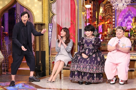 左からチュートリアル徳井、浅野ゆう子、黒柳徹子、渡辺直美。(c)日本テレビ