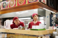 新CM「バイト無料掲載」撮影中の様子。