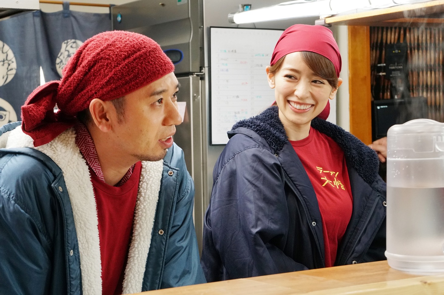 新CM「バイト無料掲載」撮影中の様子。