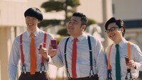 新CM「Shall we モンス？『キーパー』篇」のワンシーン。