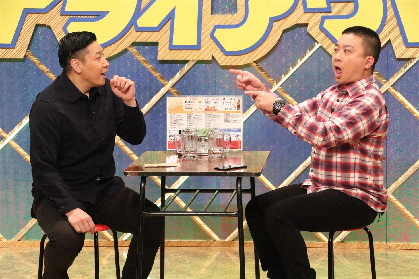 「ENGEIトライアウト」に出演する、チョコレートプラネット。(c)フジテレビ