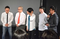 左から鬼ヶ島・アイアム野田、ルシファー吉岡、うしろシティ阿諏訪、三四郎・相田、銀シャリ橋本。