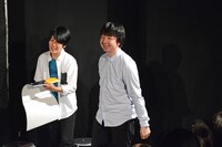 左からうしろシティ阿諏訪、三四郎・相田。