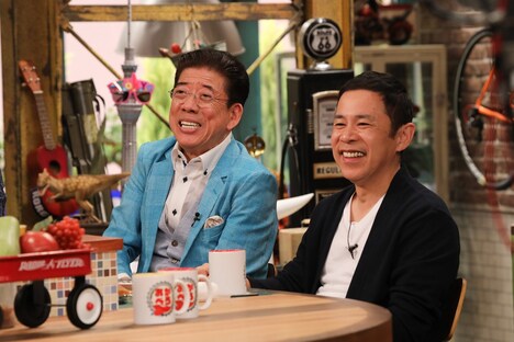（左から）西川きよし、ナインティナイン岡村。(c)関西テレビ