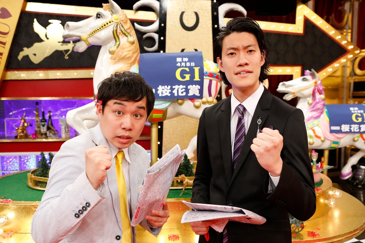 「うまンchu」の準レギュラーとなった霜降り明星。(c)関西テレビ