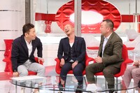 左からくりぃむしちゅー上田、バイきんぐ。(c)日本テレビ