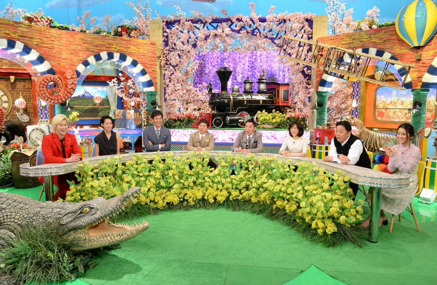 スタジオの様子。(c)テレビ朝日