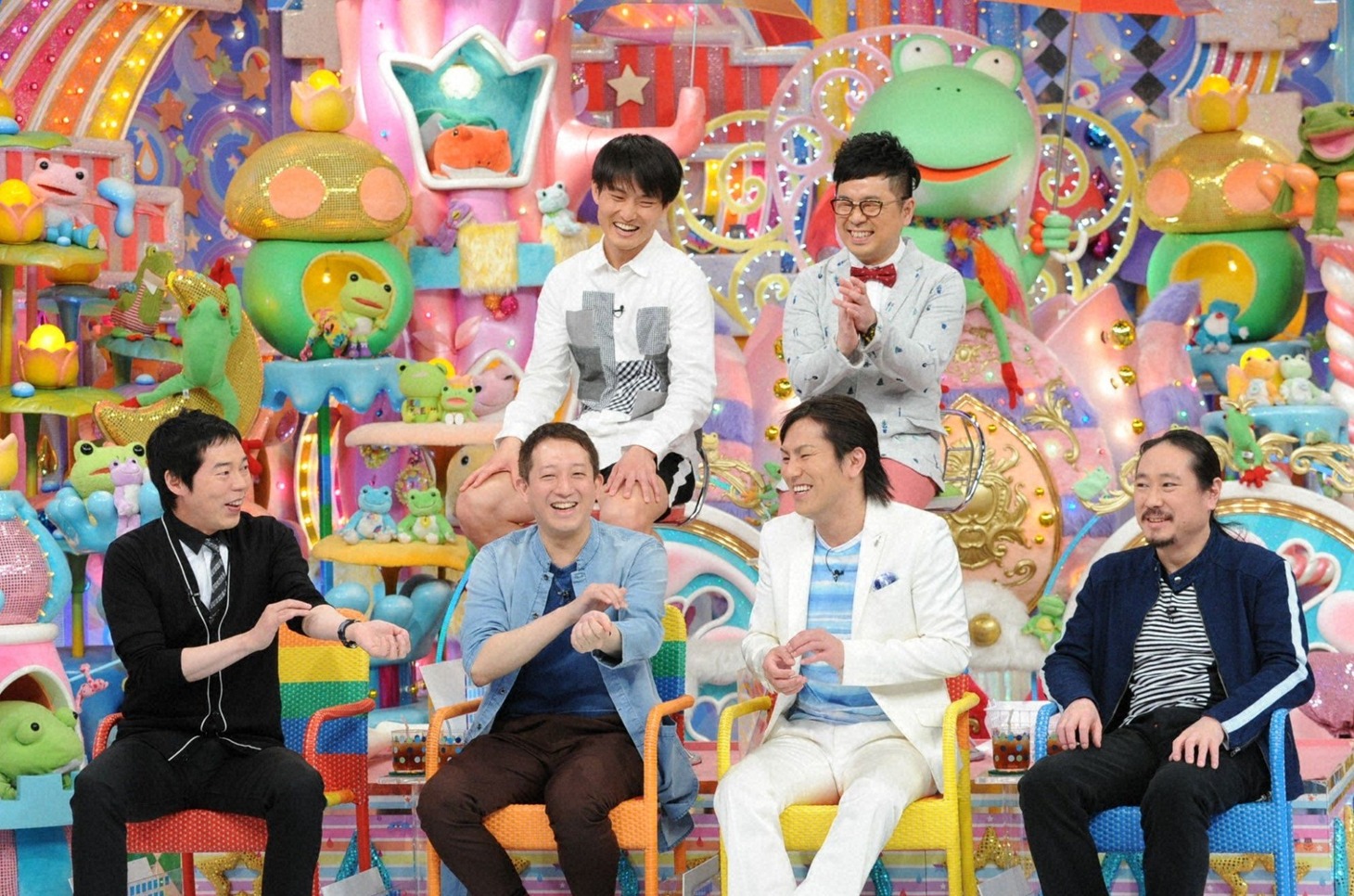 「アメトーーク！」に集う「お肌よわよわ芸人」たち。(c)テレビ朝日