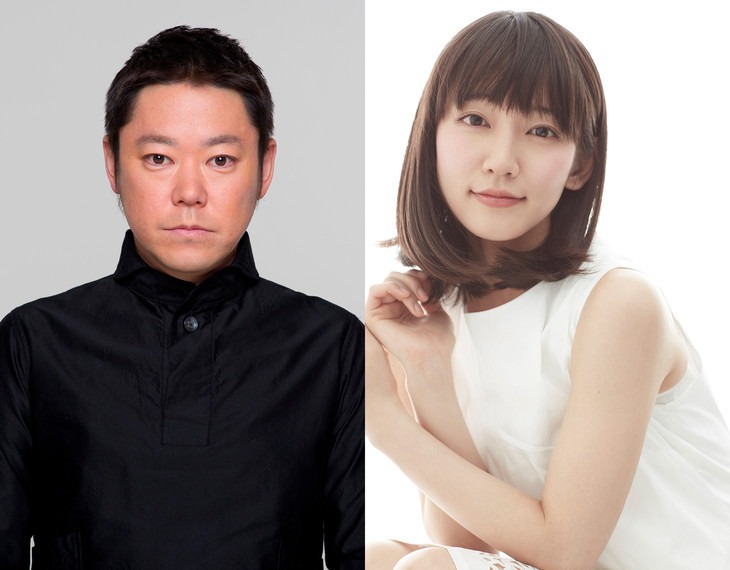 「音量を上げろタコ！なに歌ってんのか全然わかんねぇんだよ!!」に出演する阿部サダヲ（左）と吉岡里帆（右）。
