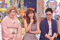 左からIKKO、堀田茜、清水宏保。(c)読売テレビ