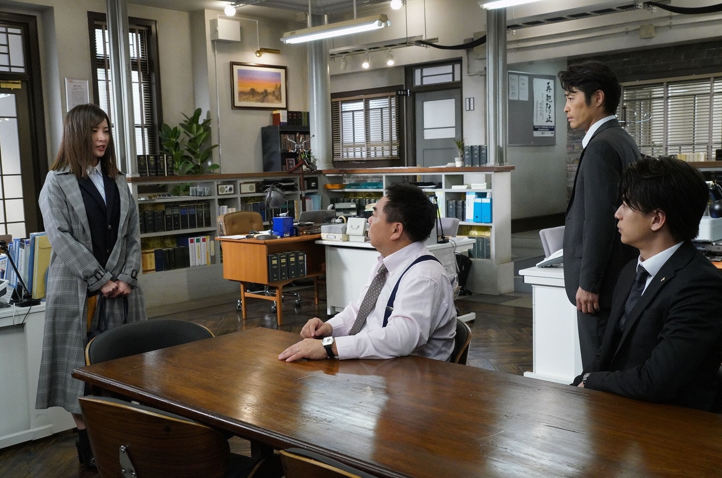 ドラマ「正義のセ」のワンシーン。(c)日本テレビ