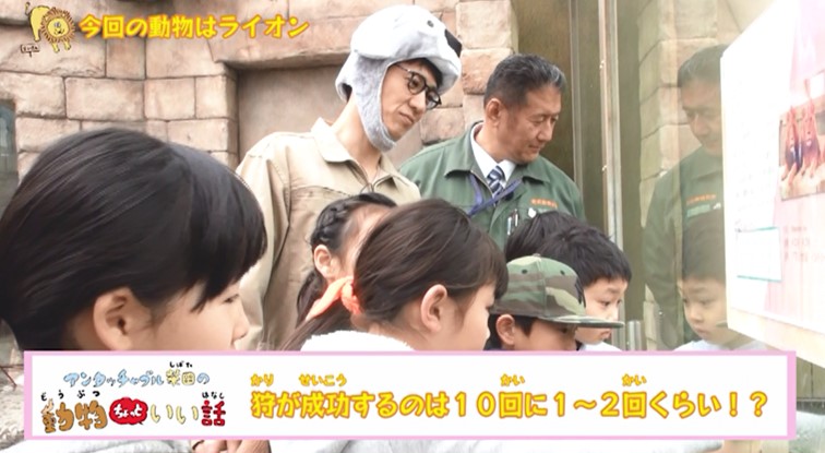 「アンタッチャブル柴田の動物ちょっといい話」のワンシーン。