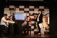 「アンロック／陰謀のコード」公開直前イベントの様子。