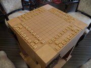 「四神将棋」の盤面。(c)BSフジ