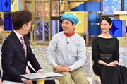 左からフットボールアワー後藤、松橋周太呂、菜々緒。(c)日本テレビ