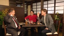 「ボクらの時代」に出演する（左から）サンドウィッチマン、坂上忍、ヒロミ。(c)フジテレビ