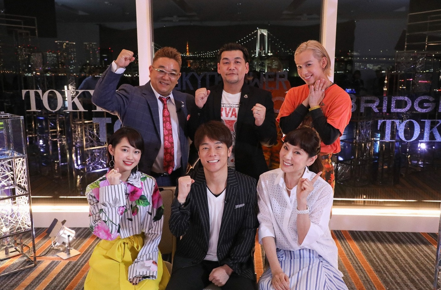 「○○発東京行き 2018春」の出演者たち。(c)関西テレビ