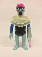 ゾンビ化したチェチェナいつの数量限定ソフビ人形。