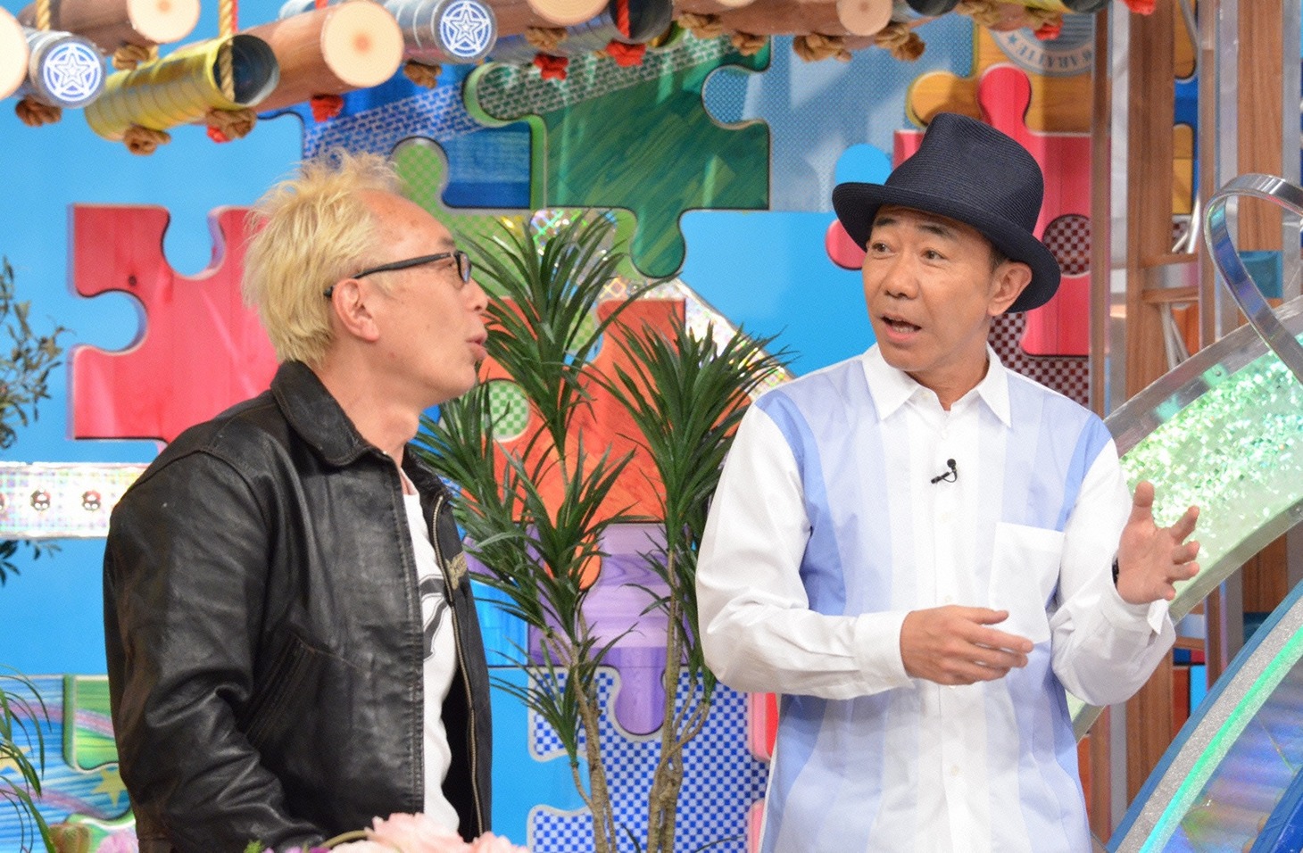 左から所ジョージ、木梨憲武。(c)日本テレビ