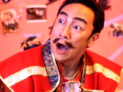 東京03角田演じる織田信長。