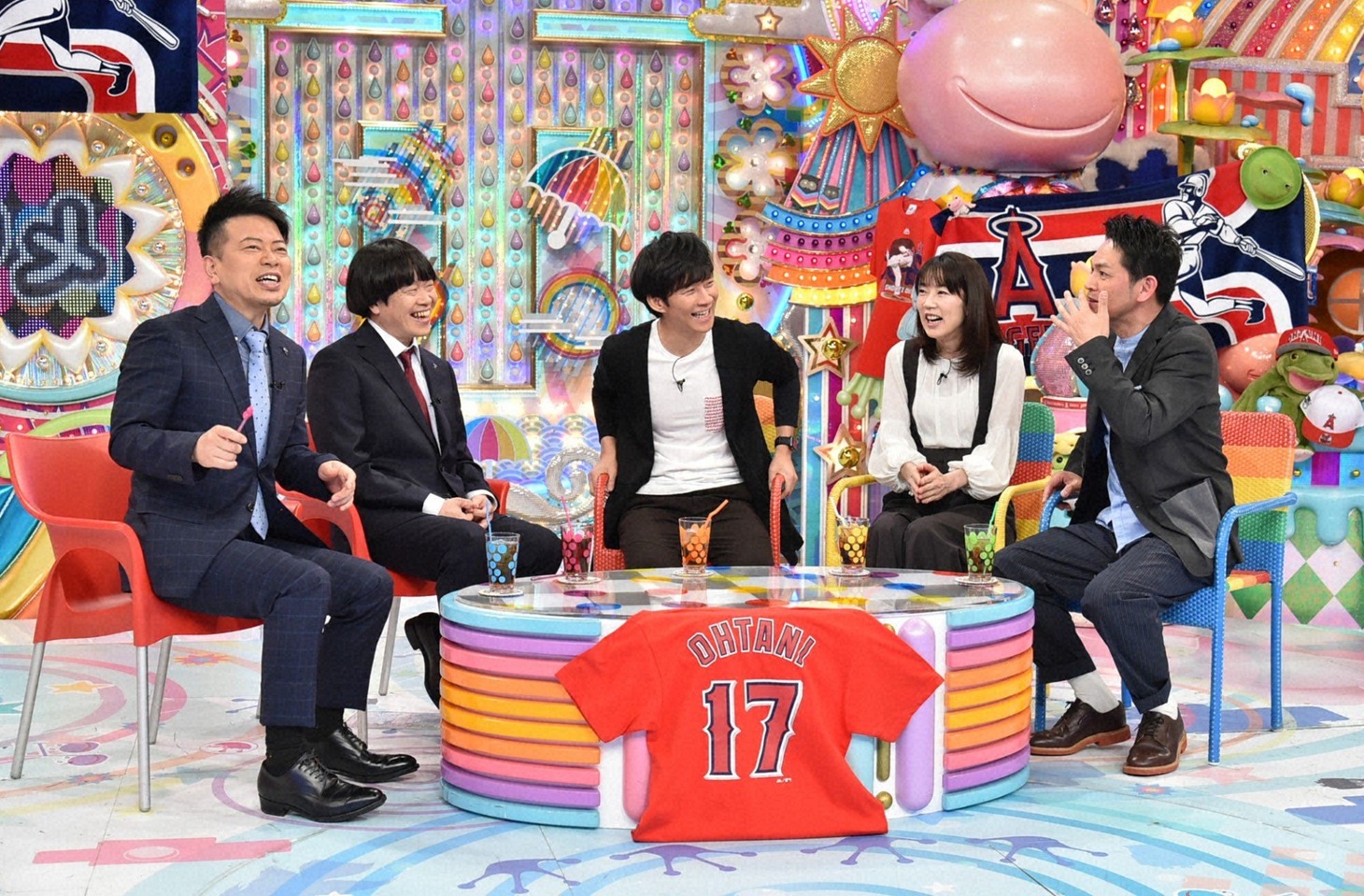 「アメトーーク！」の「緊急放送！大谷翔平スゴイぞ芸人振り返りSP」のワンシーン。(c)テレビ朝日