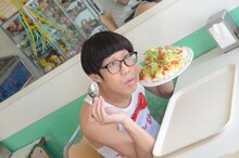 タコライスとひょっこりはん。