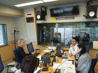 放送中の様子。