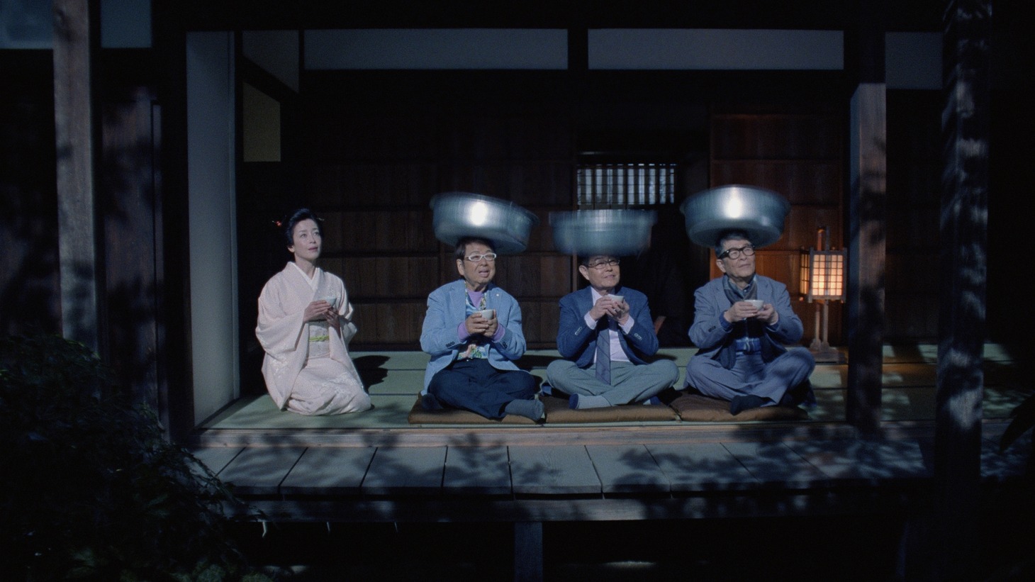 新CM「こころの茶屋 たらい」篇のワンシーン。