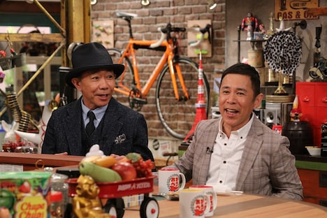 （左から）木梨憲武、ナインティナイン岡村。(c)関西テレ