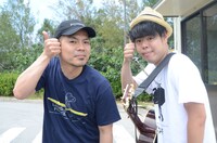 天竺鼠・川原（左）と馬と魚（右）。