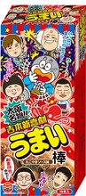 「吉本新喜劇うまい棒（たこやきソース味）」のパッケージ。
